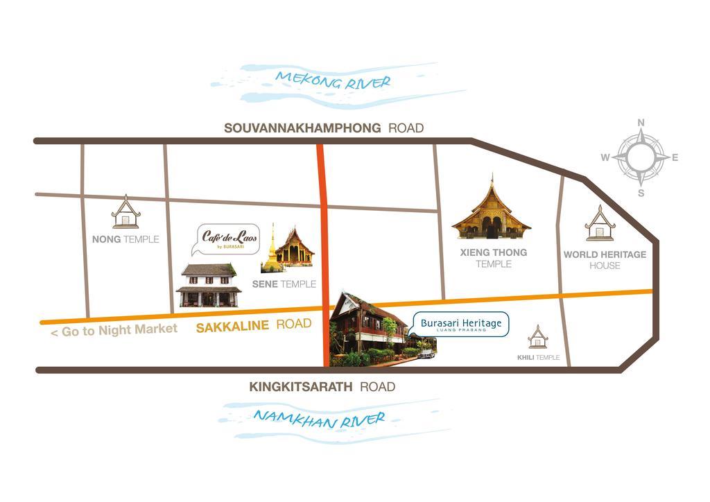 Hotel Cafe de Laos Luang Prabang Exterior foto